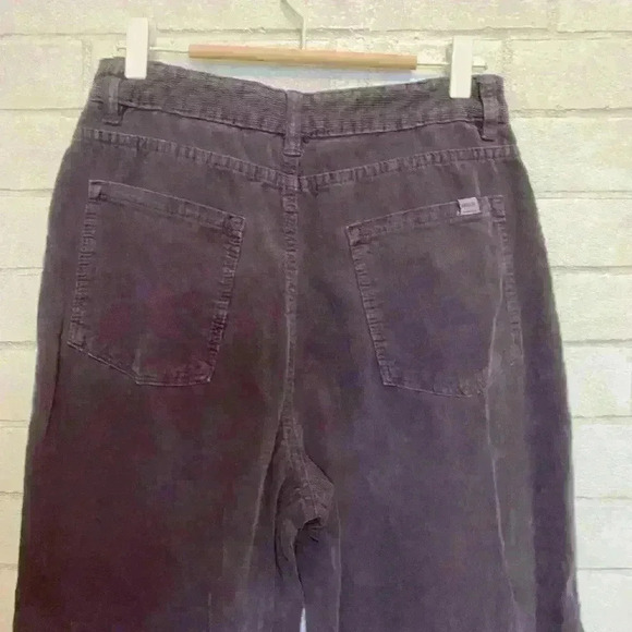 Sisstrevolution Violet corduroy wide leg button up pant size 27/6 - Picture 3 of 7